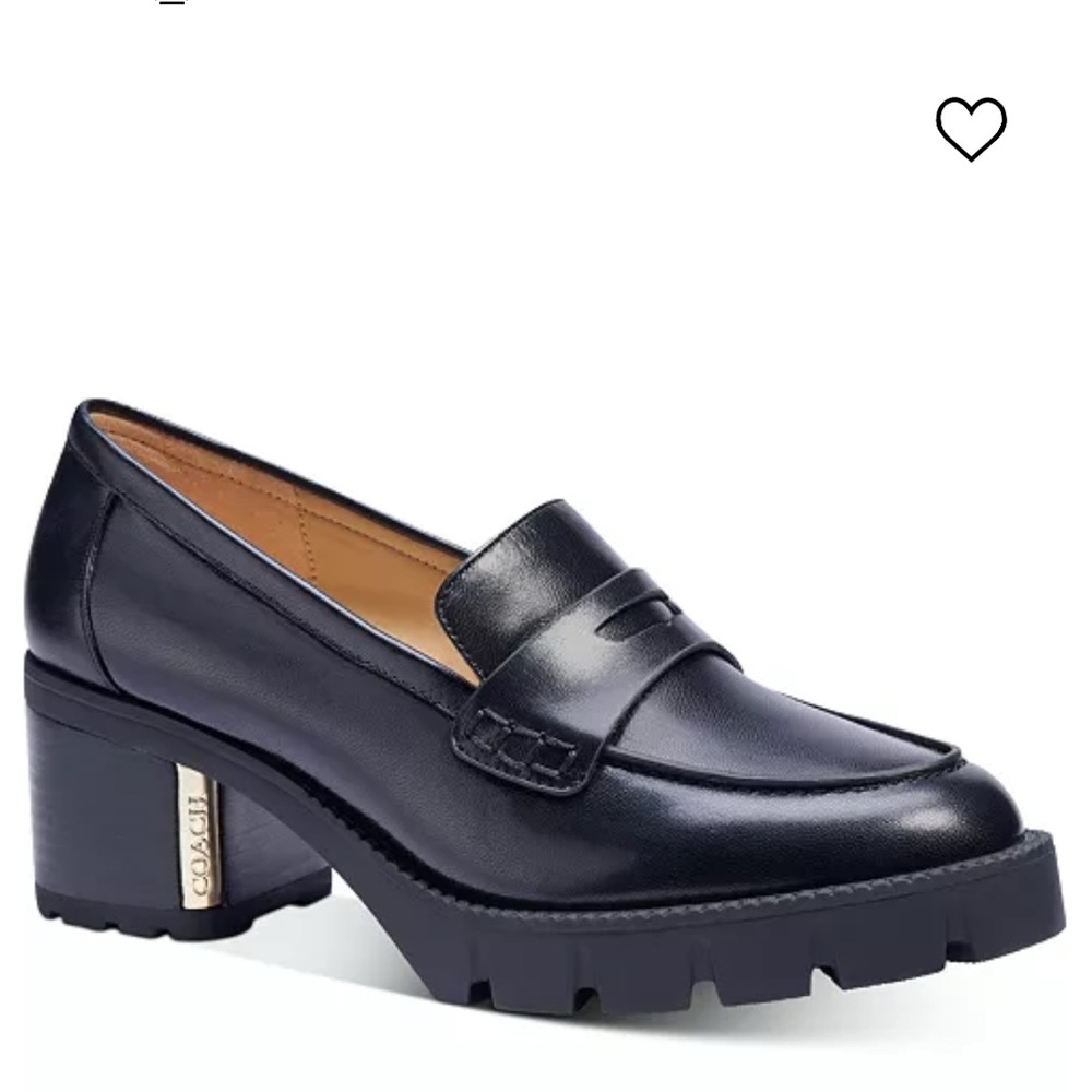 Used Coach Cora Loafer, black, size 9.5